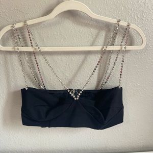 NBD rhinestone bralette